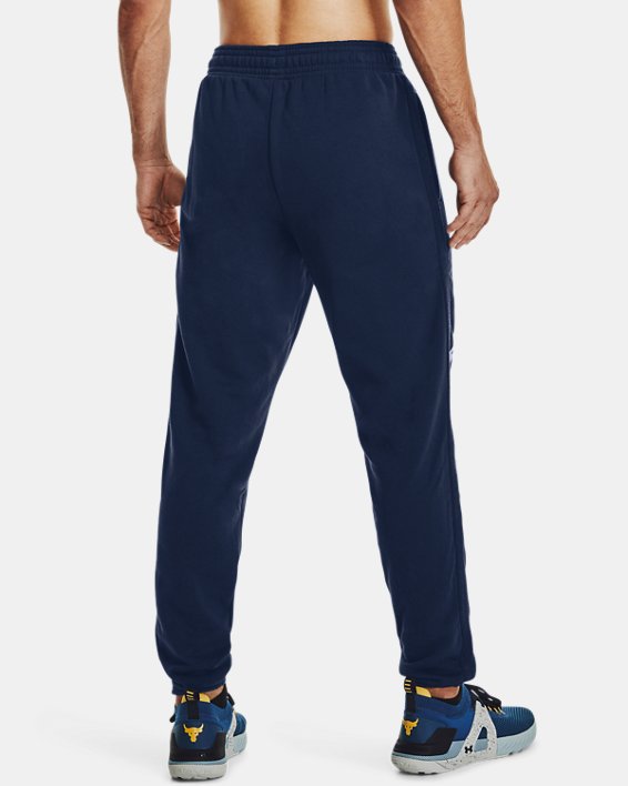 Men's Project Rock Heavyweight Terry Pants in Blue image number 1